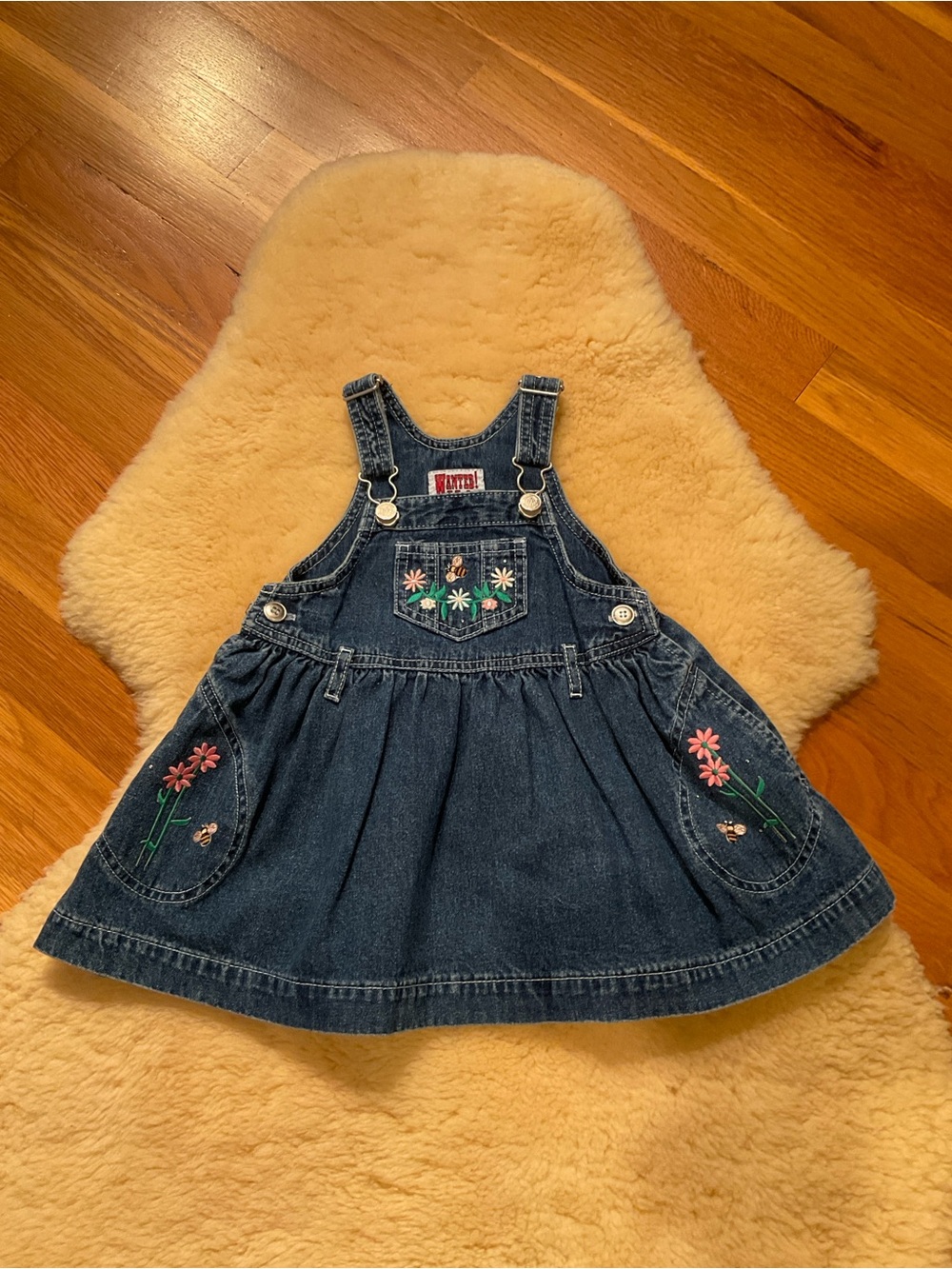 Vintage Wanted! Kids Y2K denim overall dress